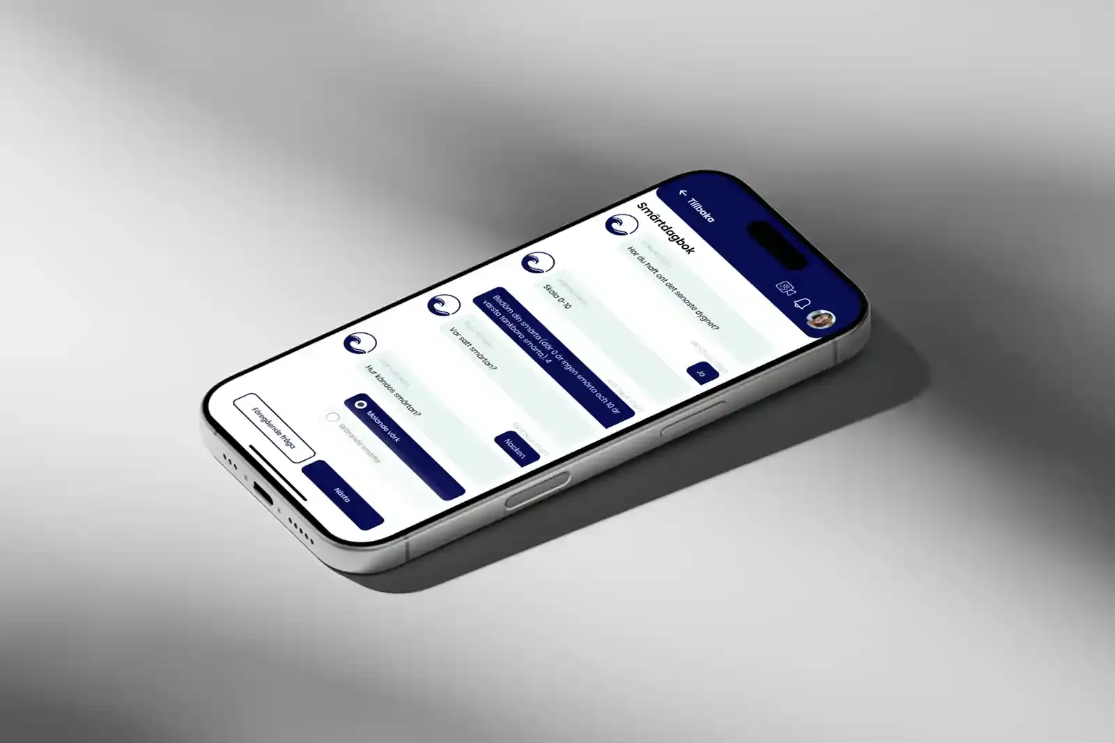 Asynkron status och anamnesupptagningen I Curoflow digital patientportal
