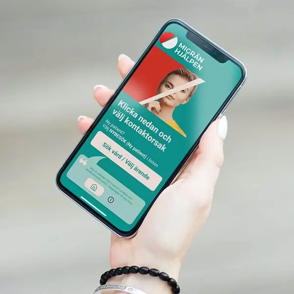 Migränhjälpen telemedicine mobile app by Curoflow software provider